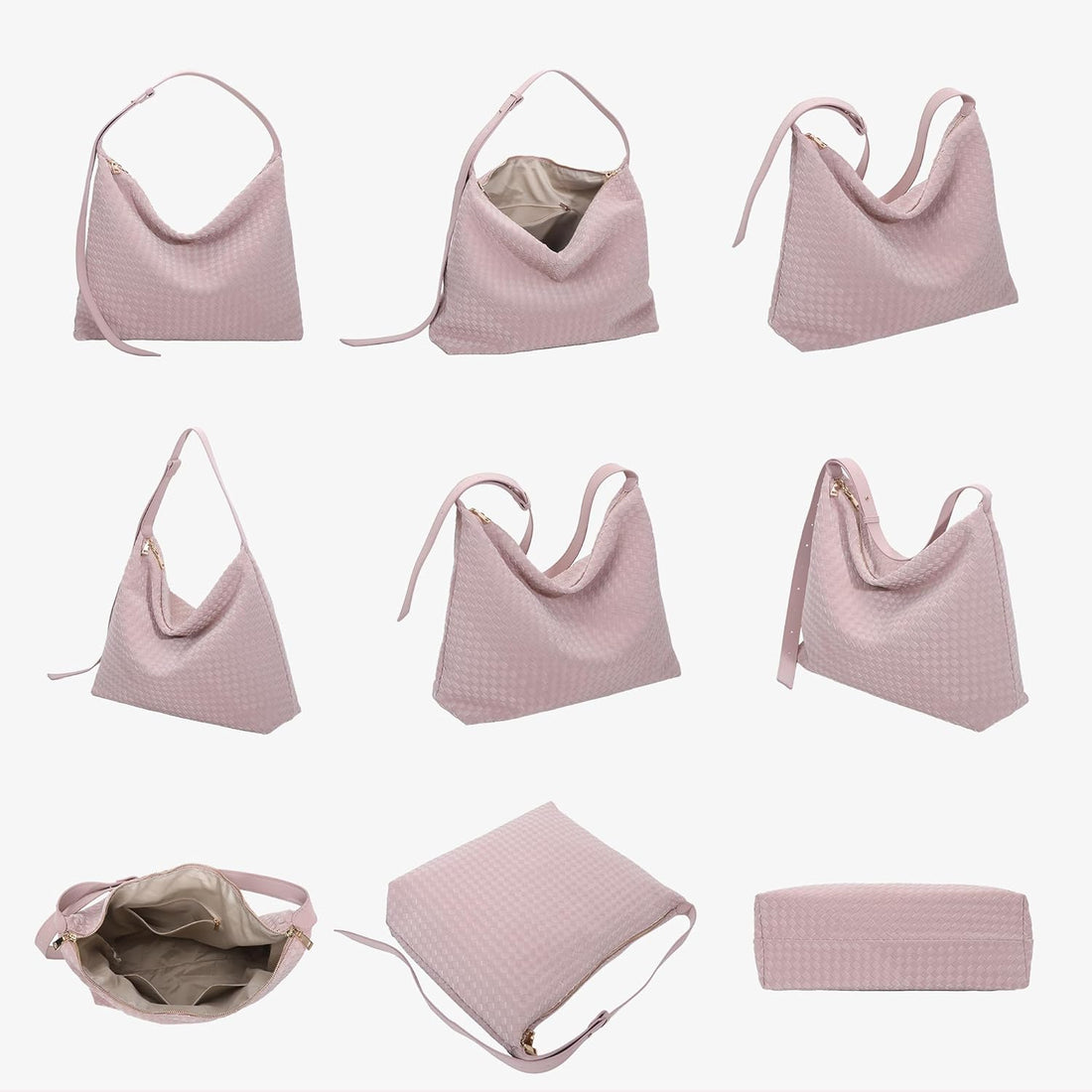Woven Vegan Leather Bag – Women’s Tote