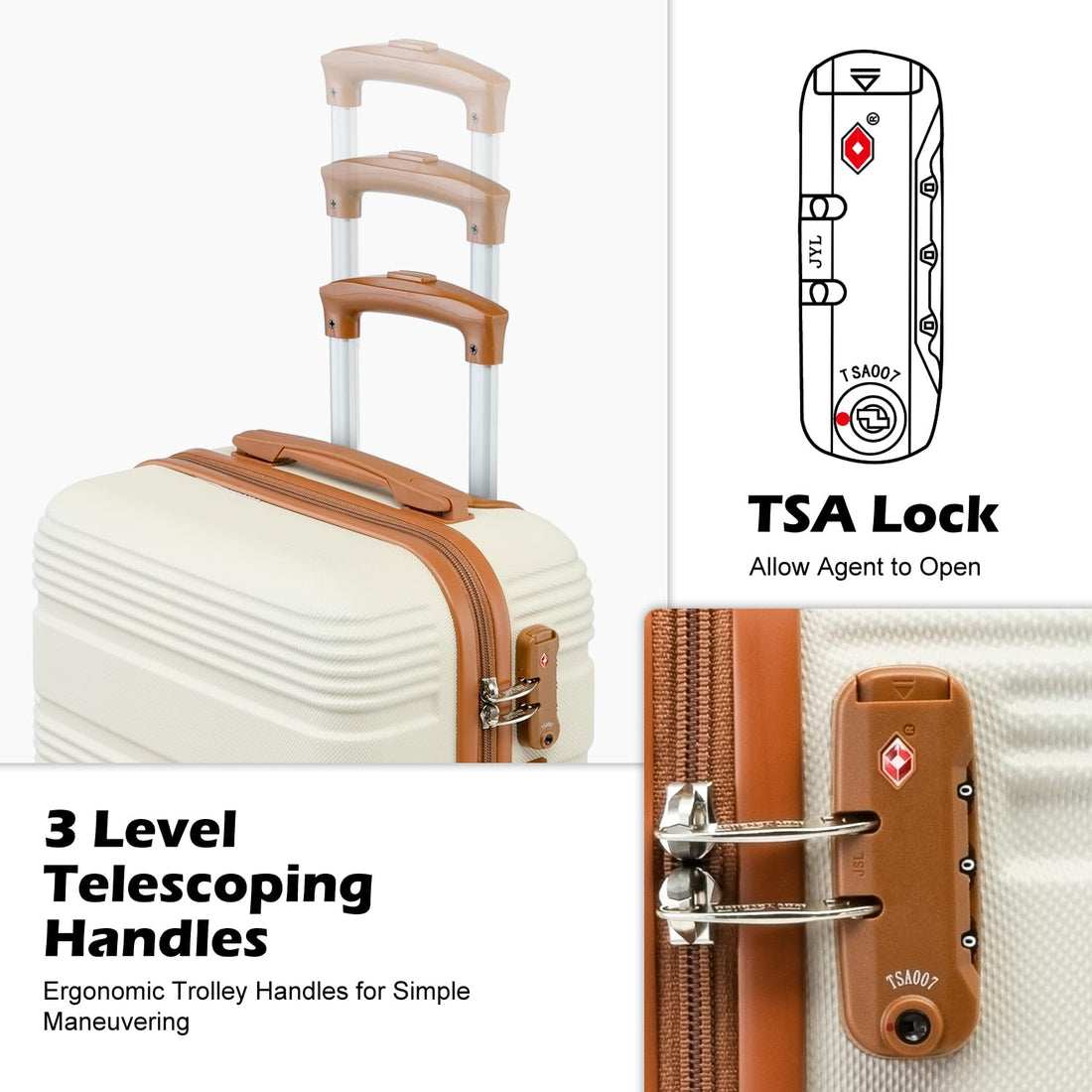 LONG VACATION 3-Piece Carry-On Set