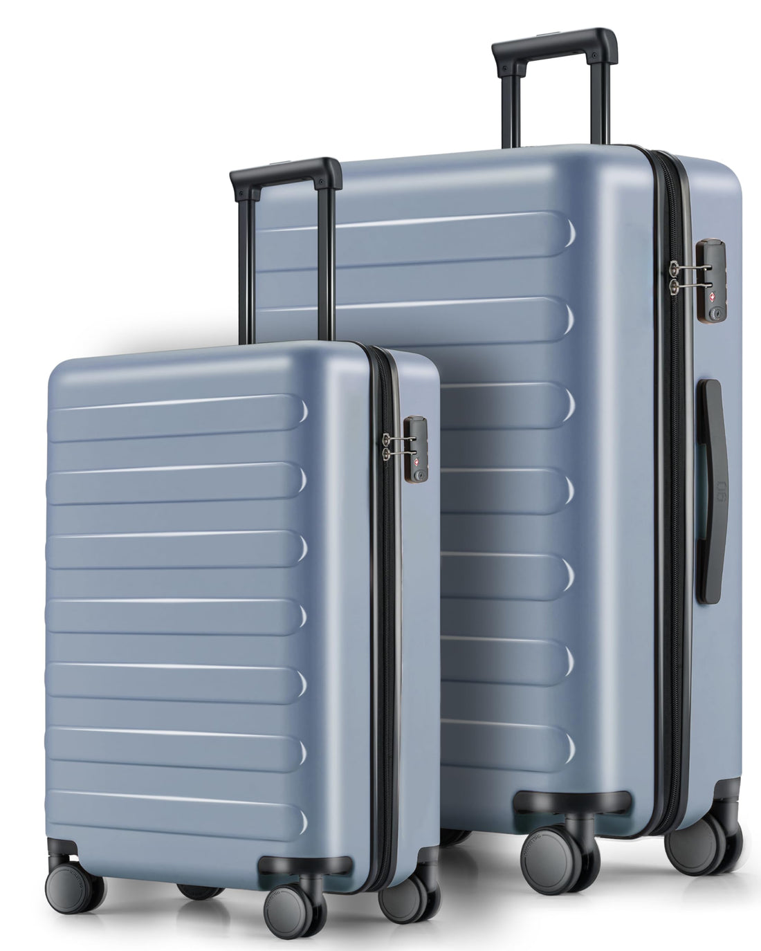 2-Piece Carry-On Luggage Set – Grey