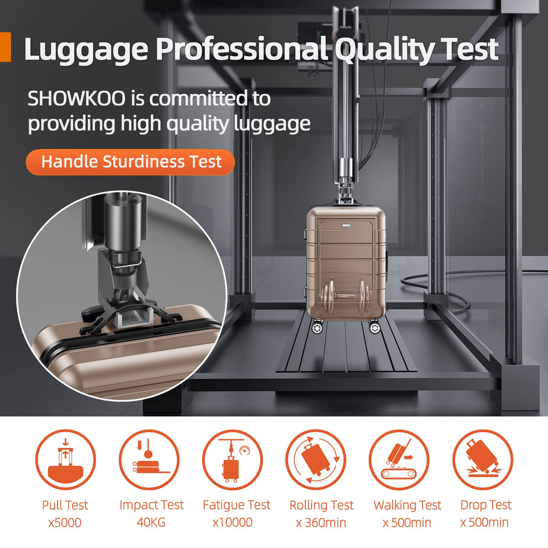 SHOWKOO 3-Piece Luggage Set
