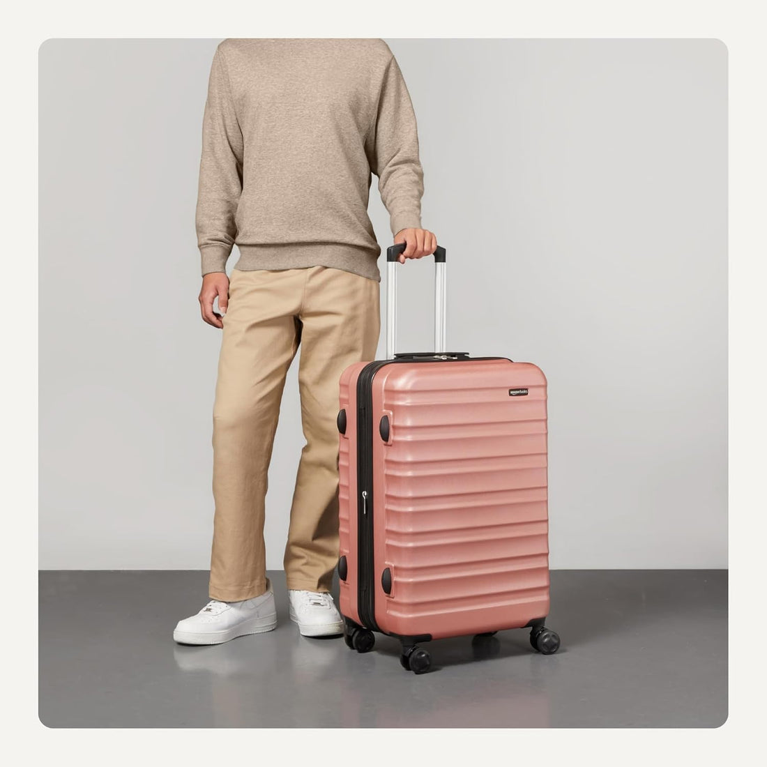 26" Hardside Luggage – Rose Gold