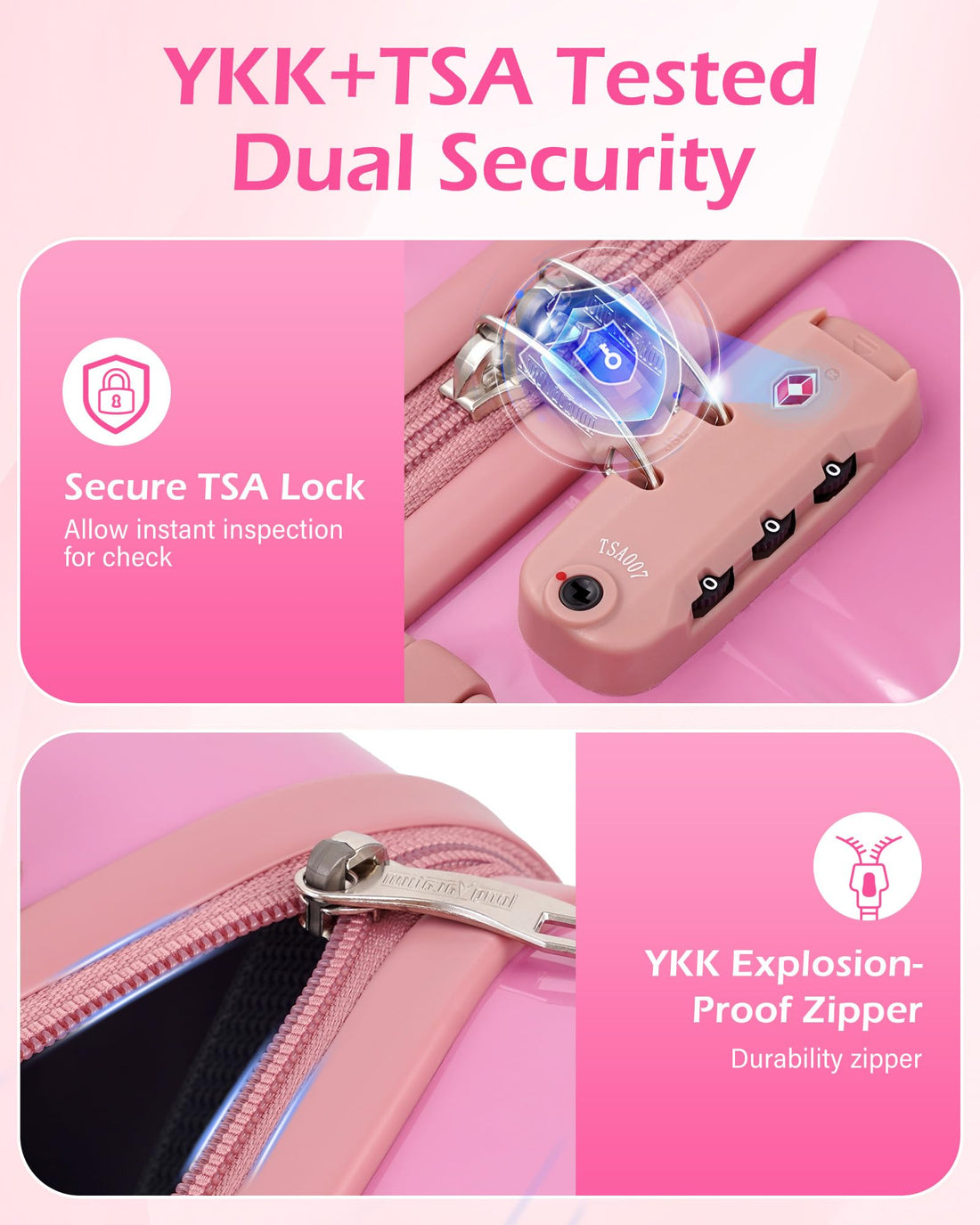 3-Piece Carry-On Luggage Set