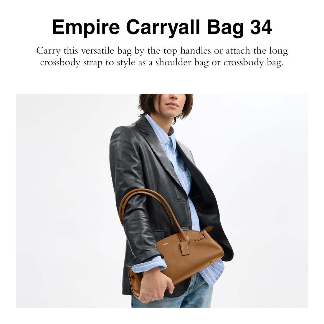 Coach Glazed Leather Empire Carryall 34