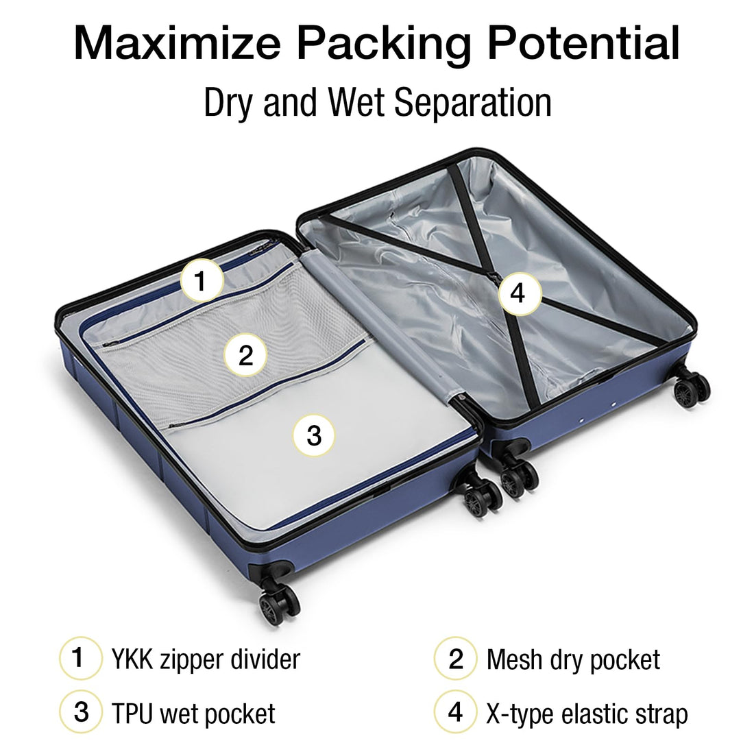 KYME 2-Piece Luggage Set