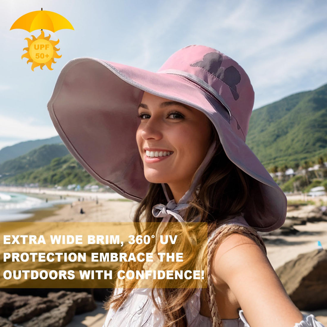 Women’s Wide Brim Sun Hat