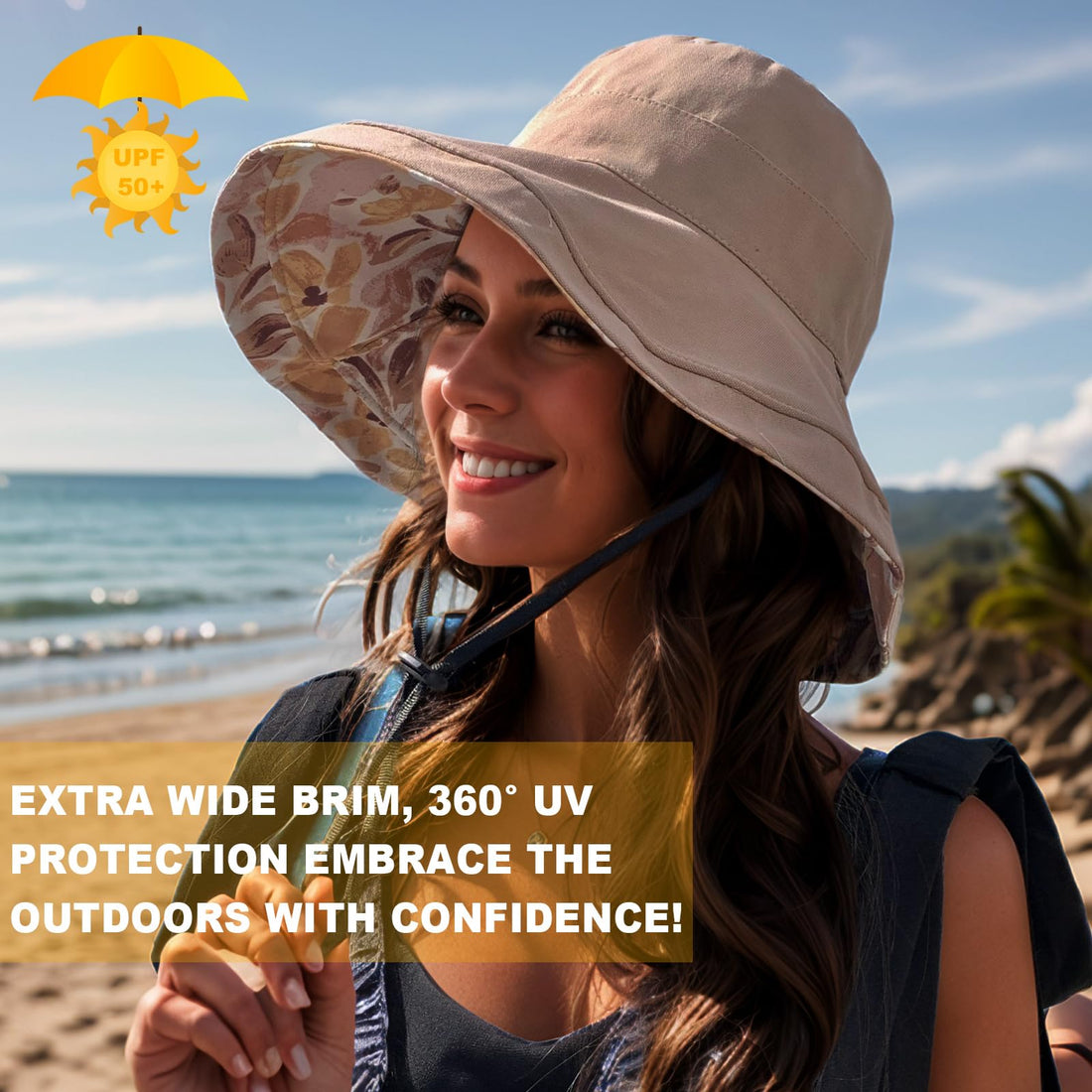 Women’s Wide Brim Sun Hat