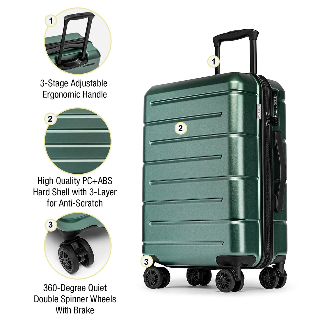 KYME 2-Piece Luggage Set