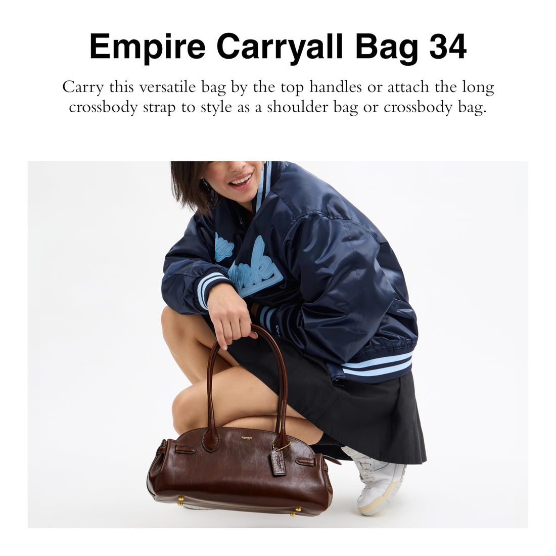 Coach Glazed Leather Empire Carryall 34