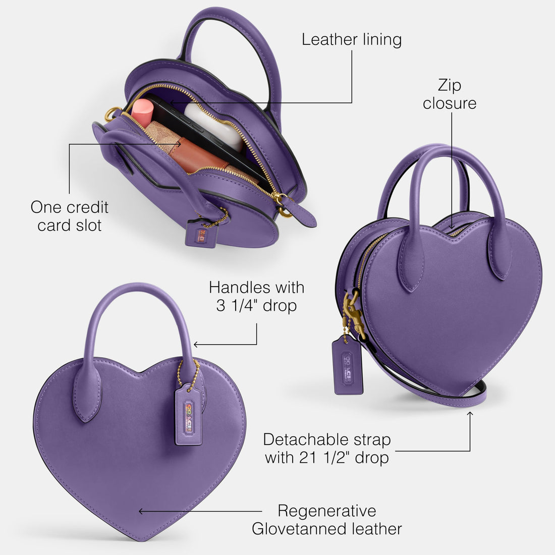 Coach Heart Crossbody Bag