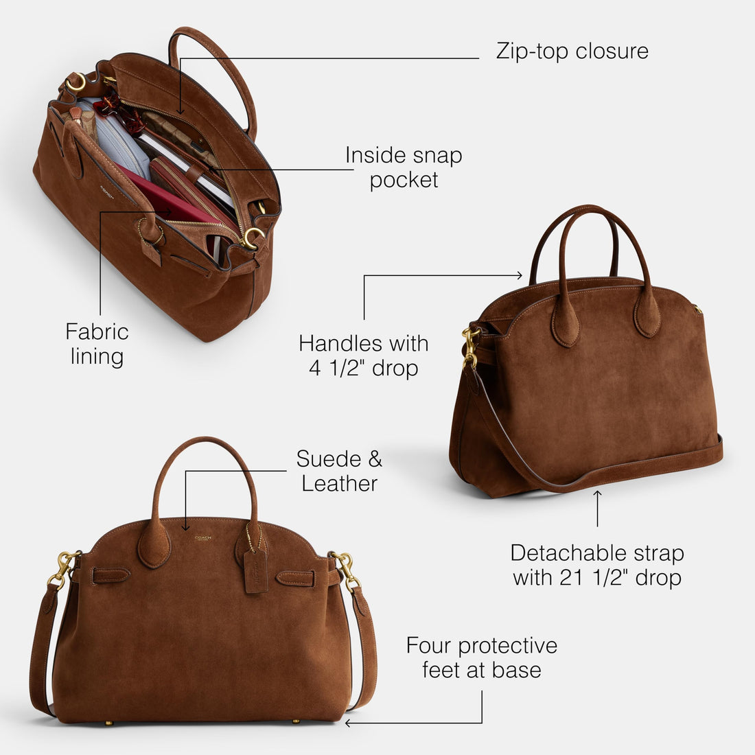 Coach Soft Empire Carryall 40
