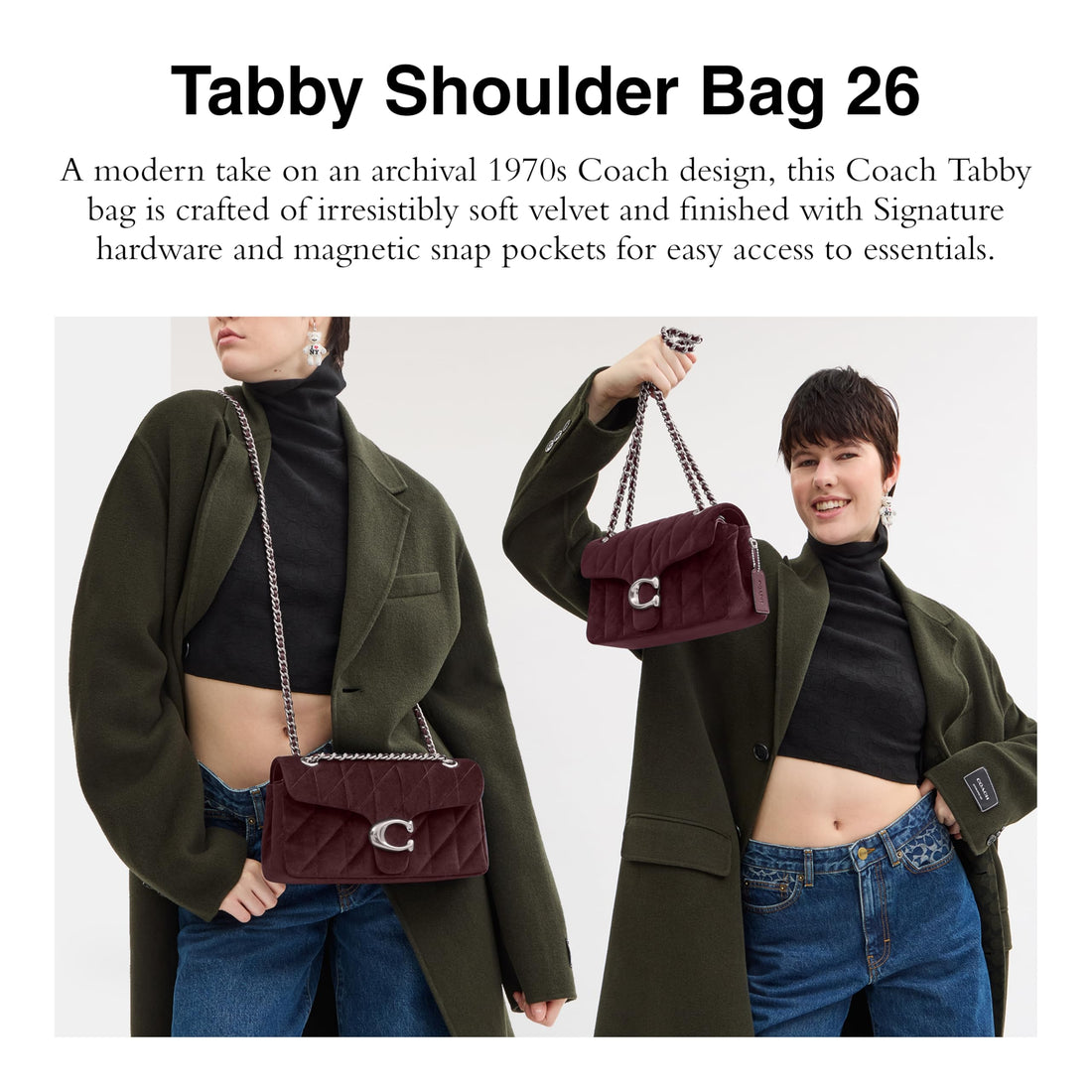 COACH Tabby Shoulder Bag 26