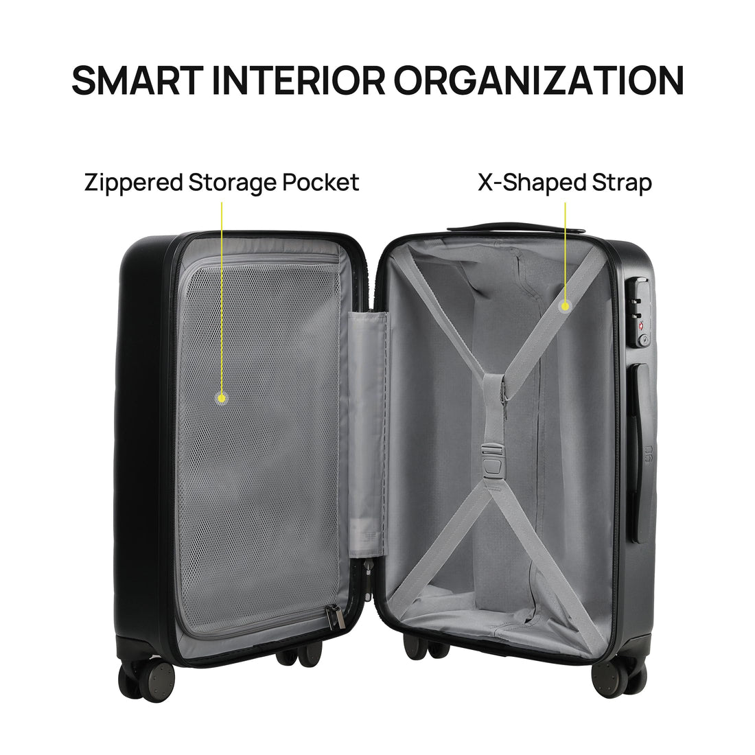 NINETYGO 20" Carry-On Luggage