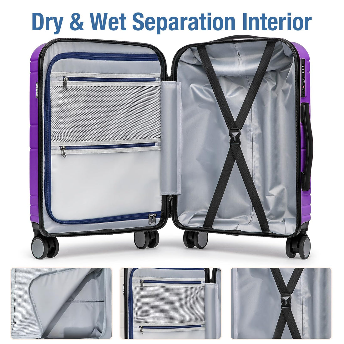 KYME 20" Carry-On Luggage Green
