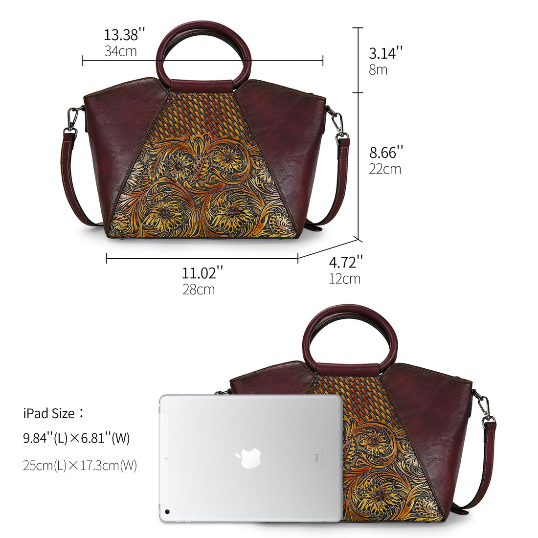 Women's Leather Tote & Satchel Bag
