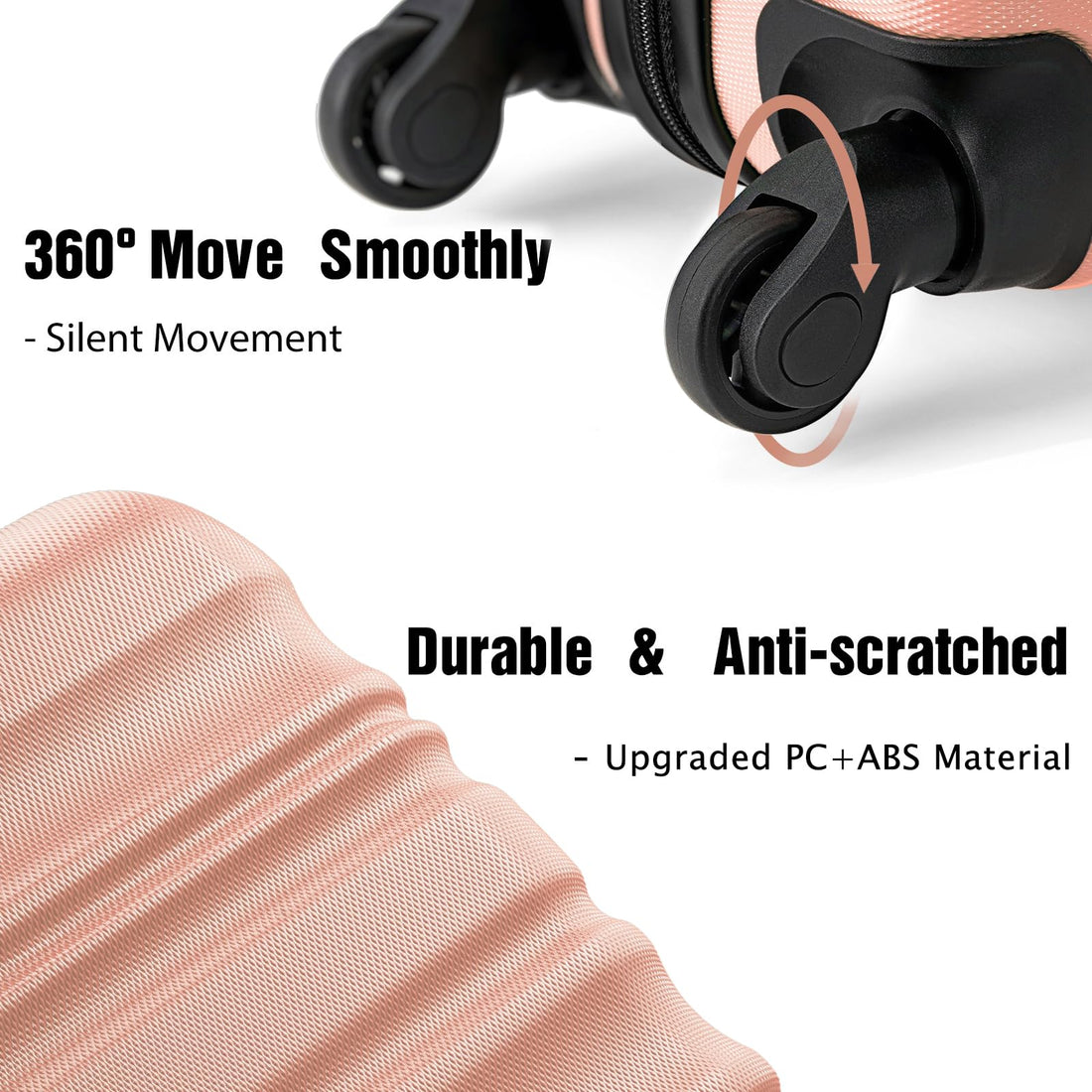 3-Piece Carry-On Luggage Set