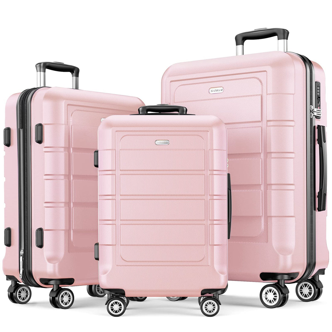 SHOWKOO 3-Piece Luggage Set