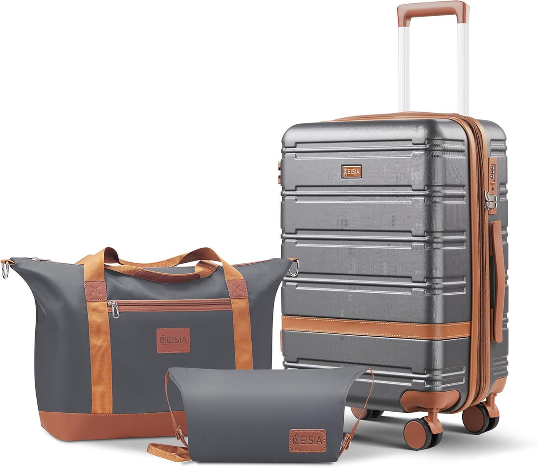 6-Piece Spinner Luggage Set – Black