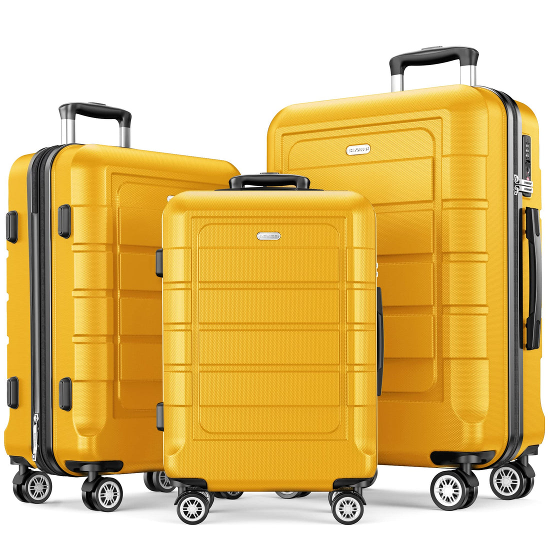 SHOWKOO 3-Piece Luggage Set