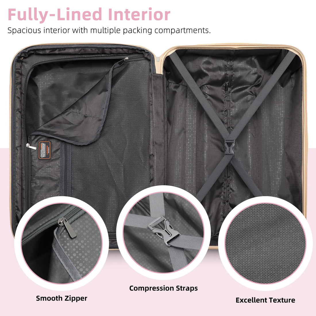 6-Piece Luggage Set – Sky Blue