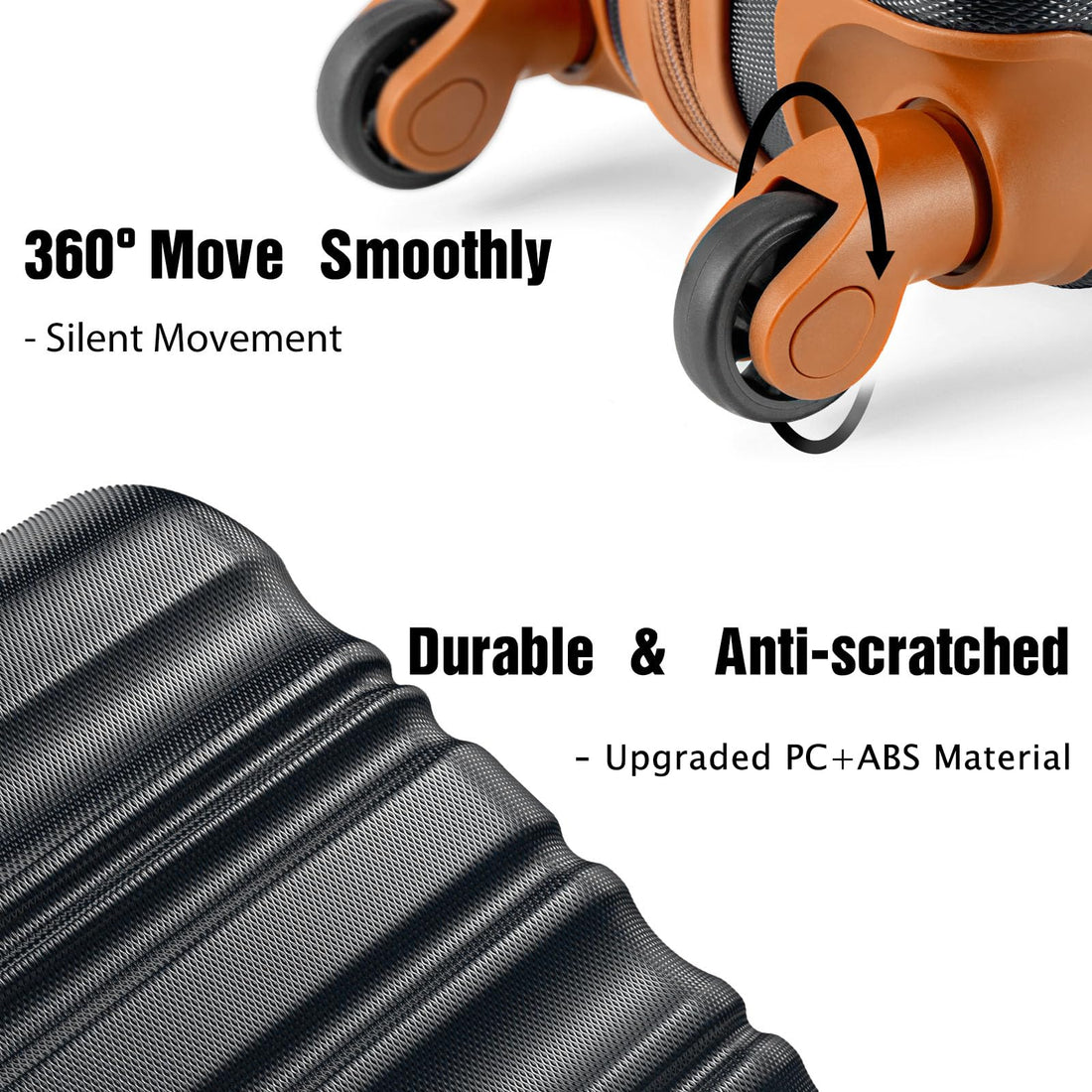3-Piece Carry-On Luggage Set