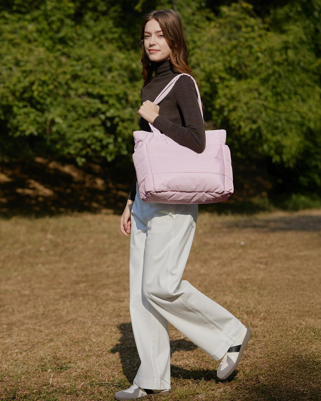 BAGSMART Women’s Puffy Tote