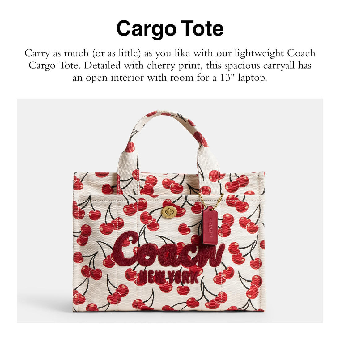 Coach Cargo Tote