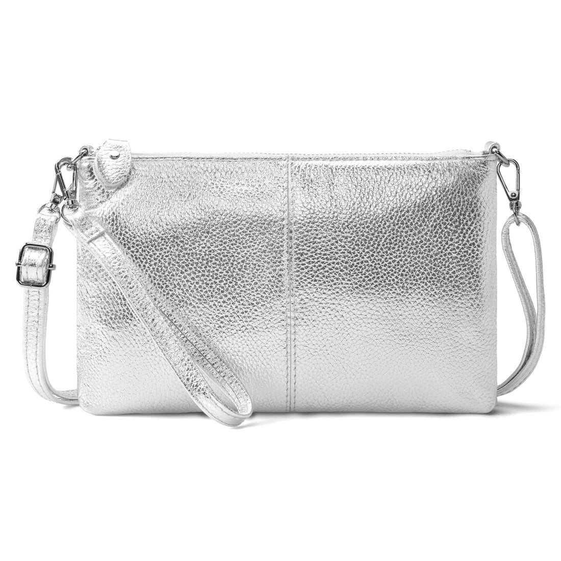 befen Genuine Leather Wristlet Clutch Wallet Purses Small Crossbody Bags for Women with RFID Blocking Card Slots