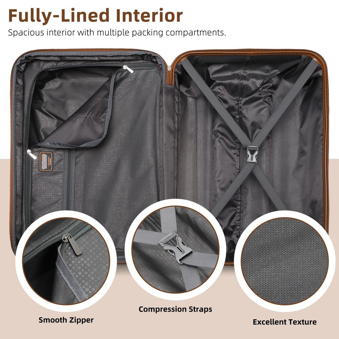 6-Piece Luggage Set – Sky Blue
