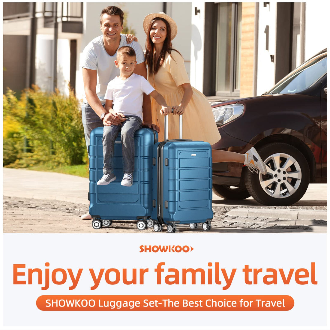 SHOWKOO 3-Piece Luggage Set