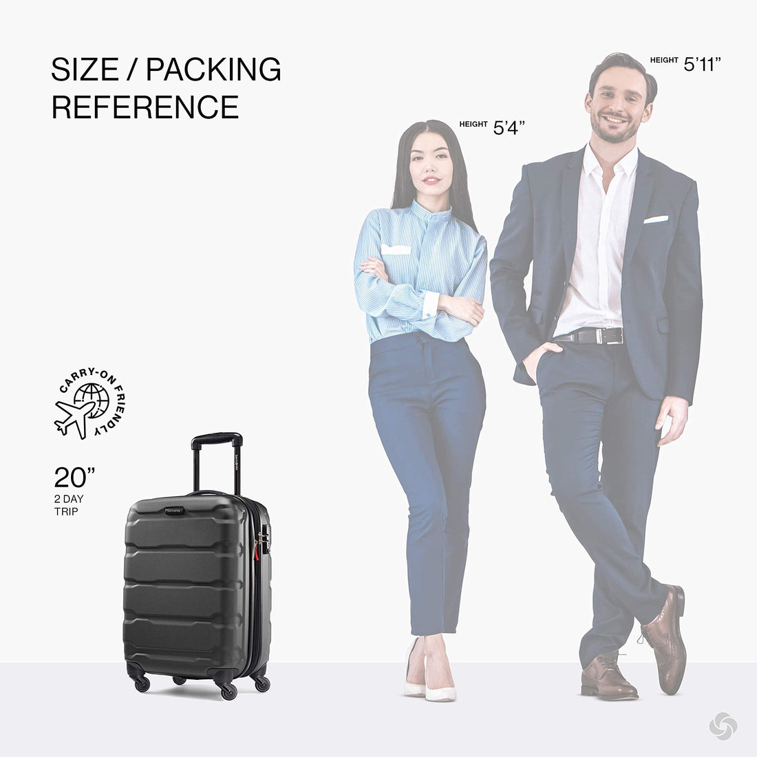 Samsonite 20" Carry-On White