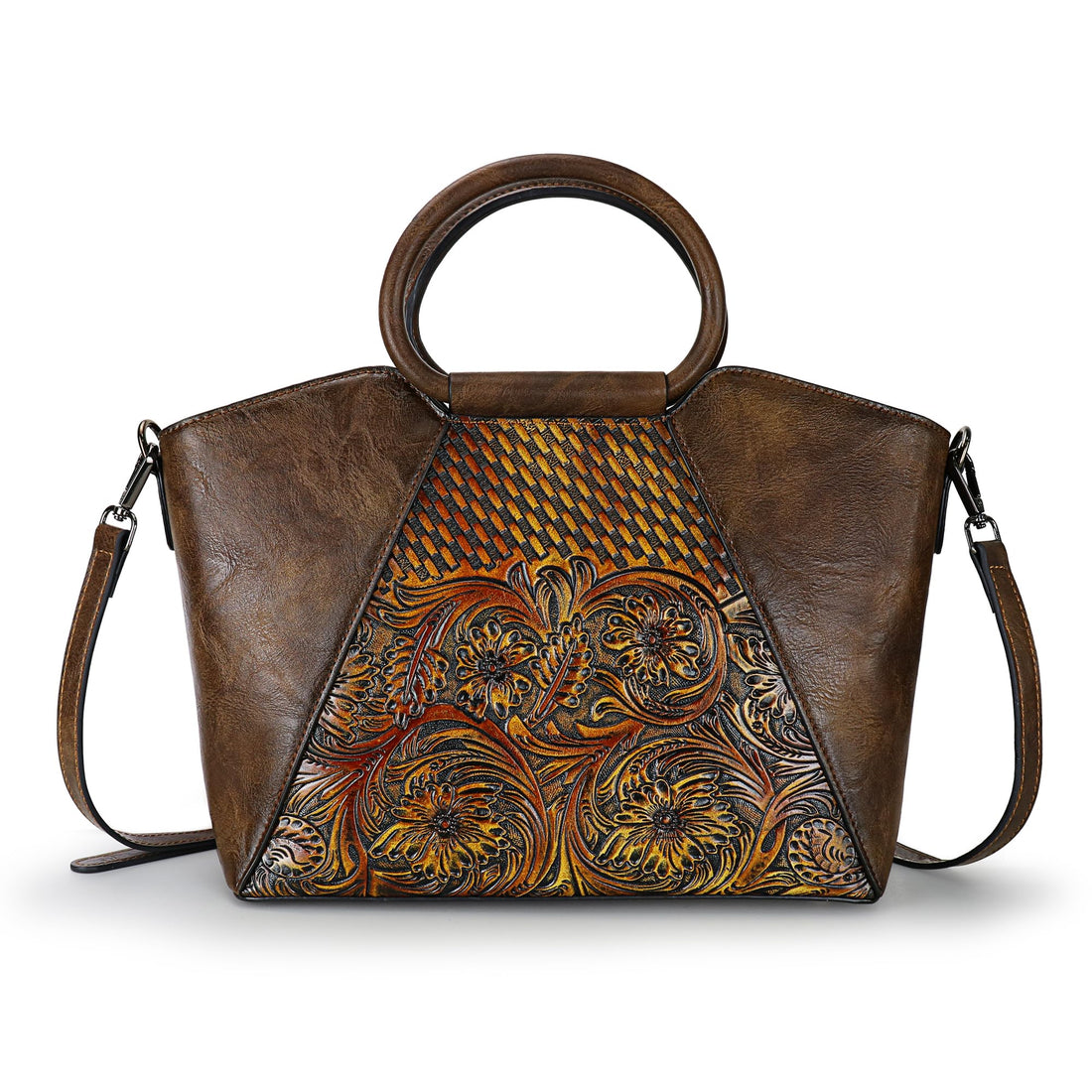 Women's Leather Tote & Satchel Bag