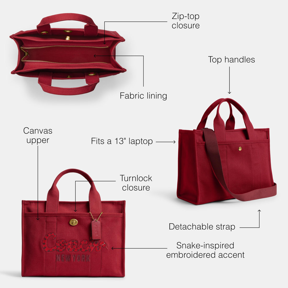 Coach Cargo Tote