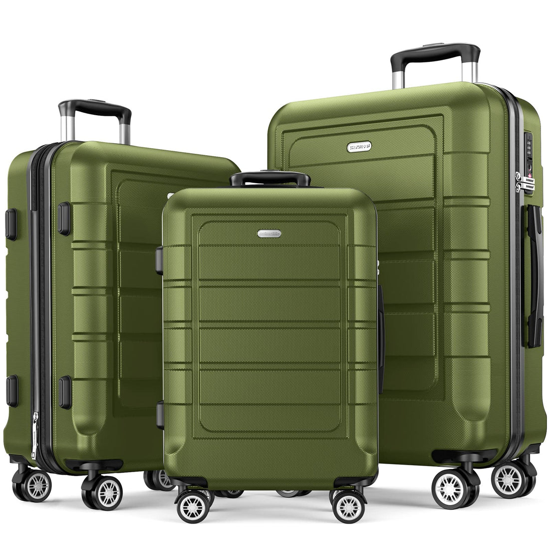 SHOWKOO 3-Piece Luggage Set