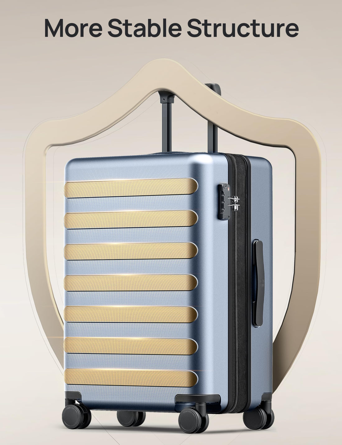 2-Piece Carry-On Luggage Set – Grey