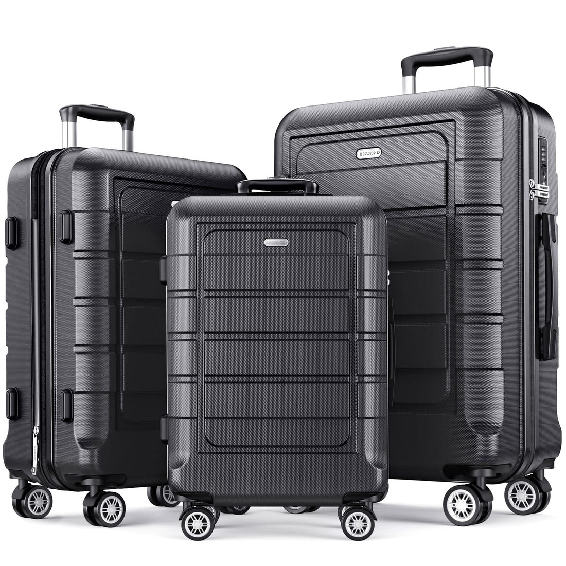 SHOWKOO 3-Piece Luggage Set