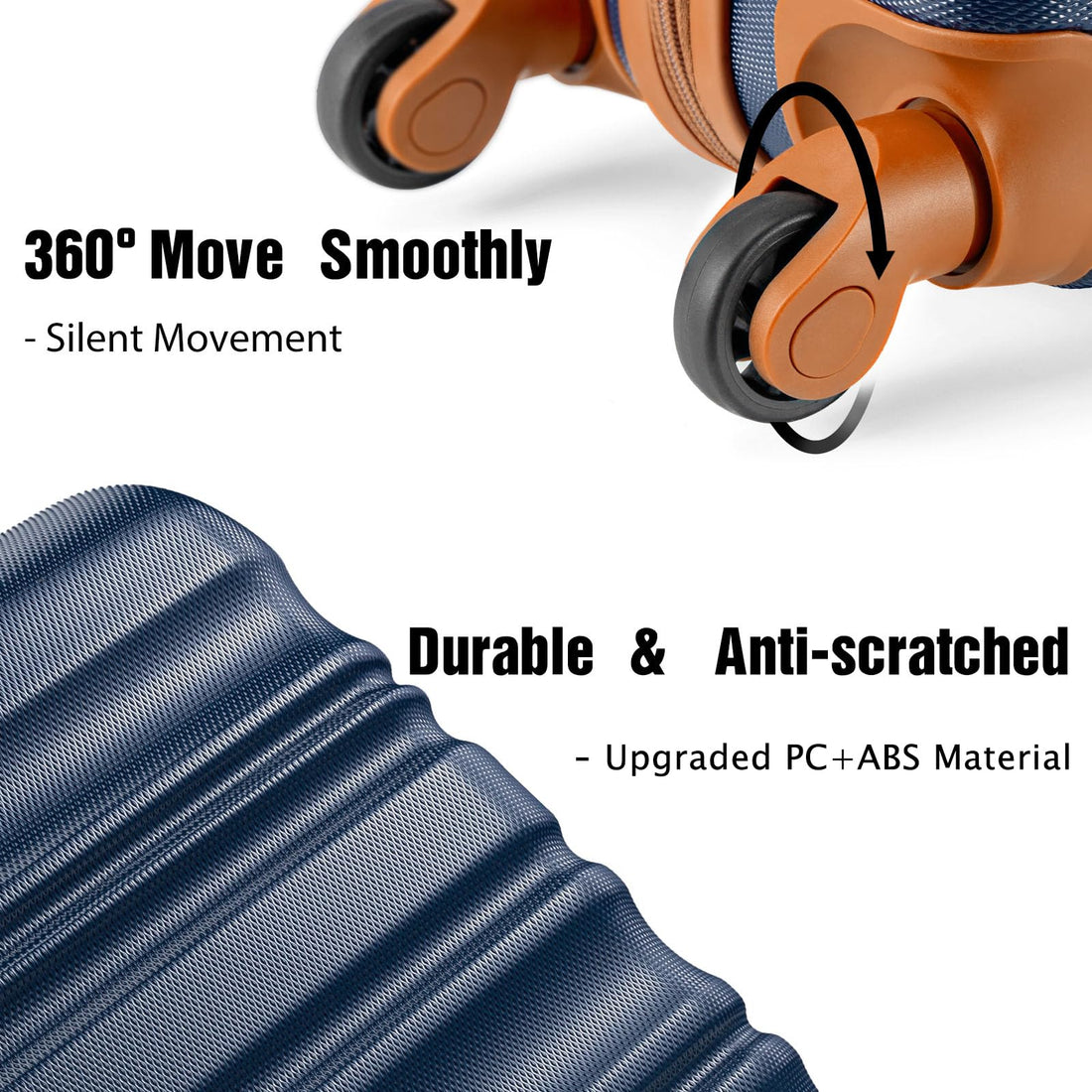 3-Piece Carry-On Luggage Set