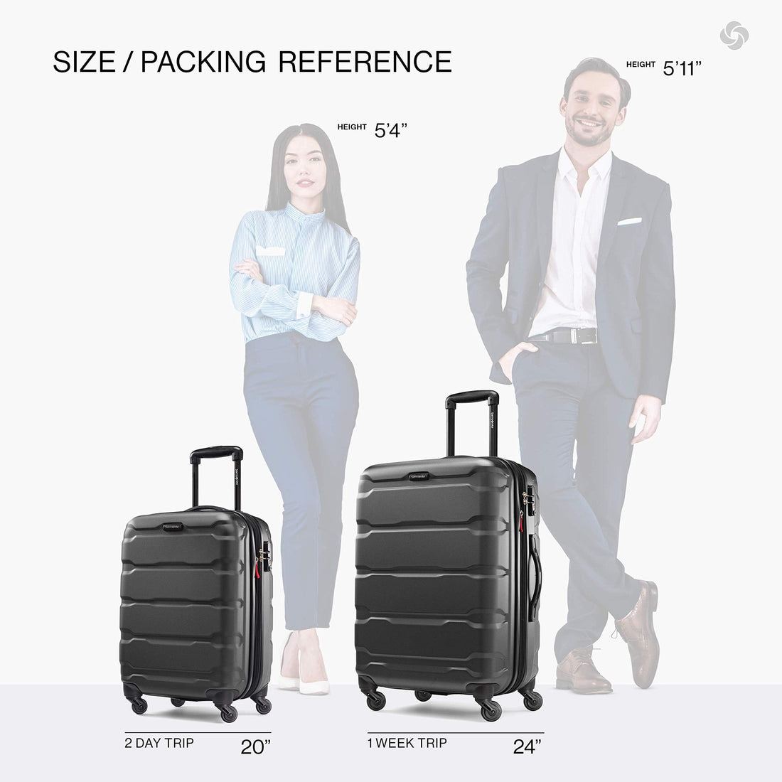Samsonite 20" Carry-On White