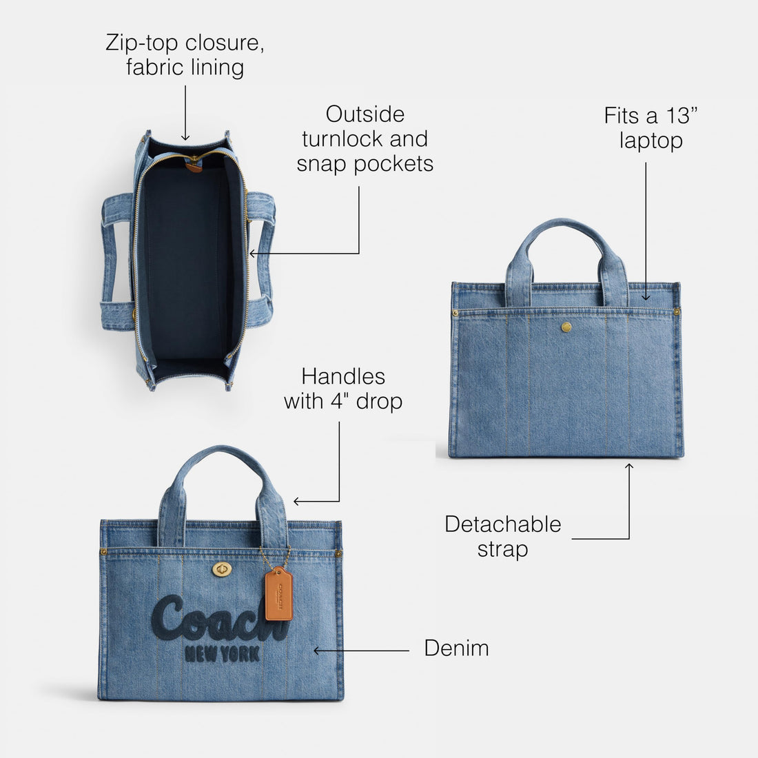 Coach Cargo Tote