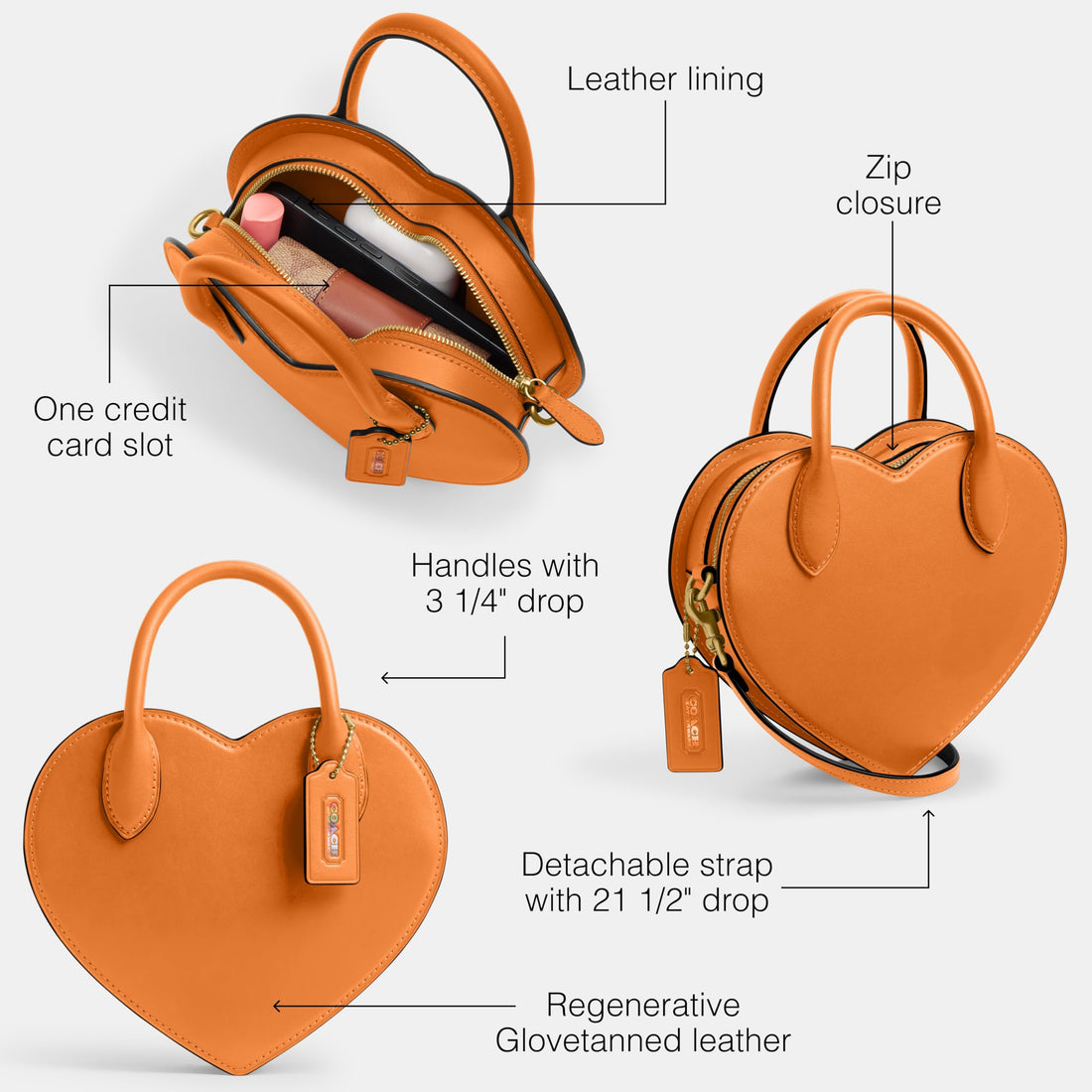 Coach Heart Crossbody Bag