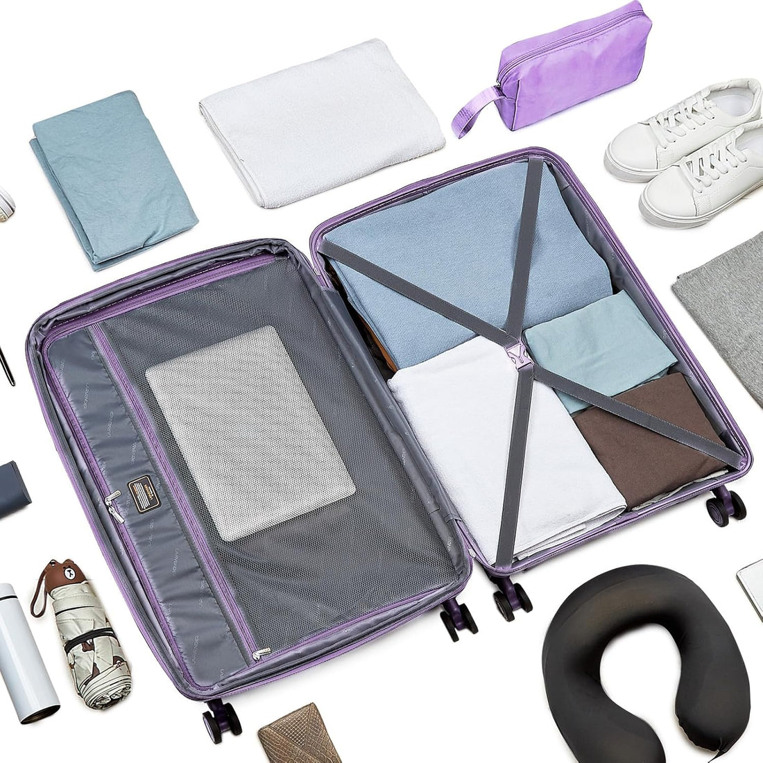 LARVENDER Lavender Carry-On Set