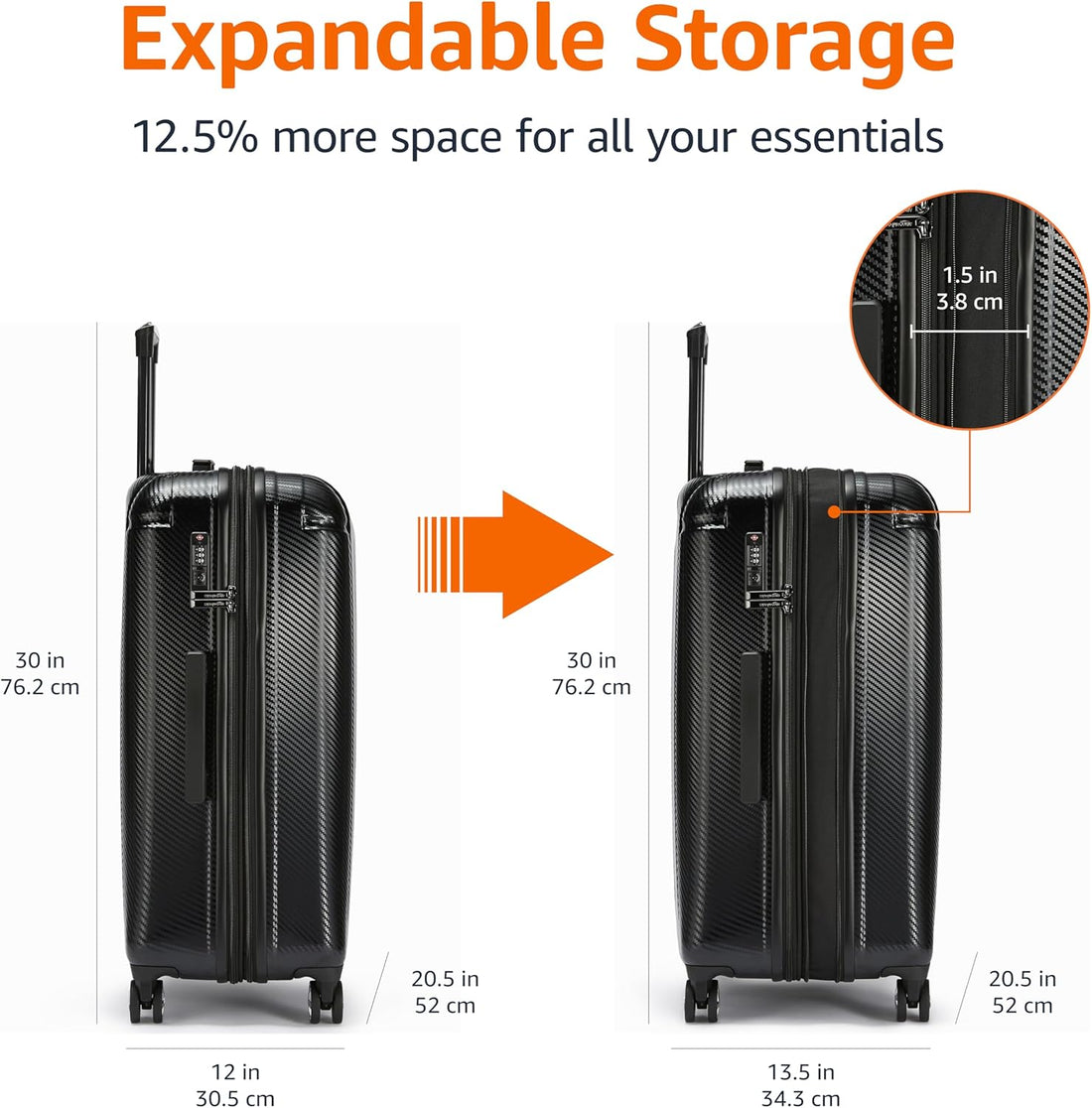 Amazon Basics 30" Hardside Luggage