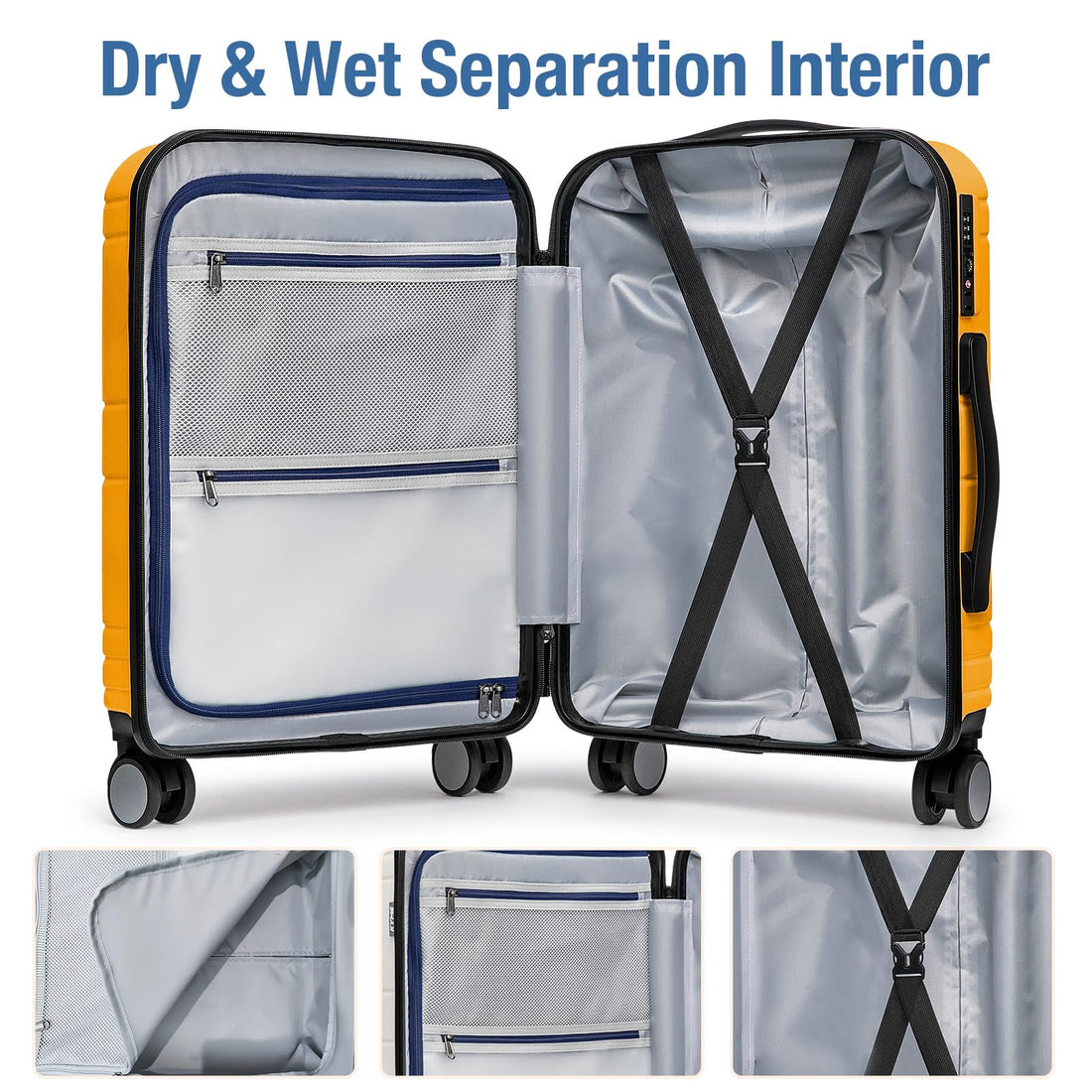 KYME 20" Carry-On Luggage Green