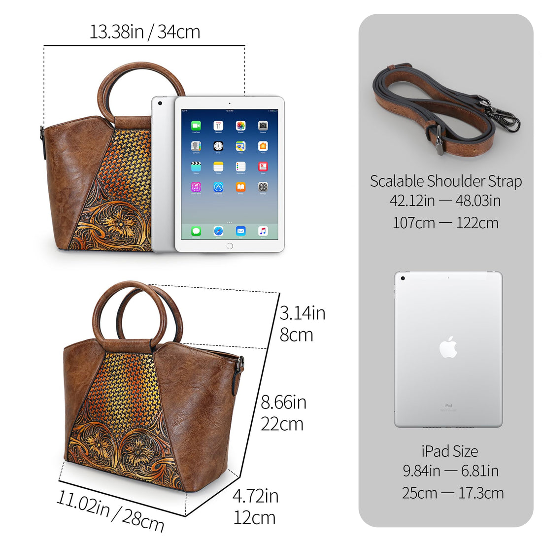 Women's Leather Tote & Satchel Bag