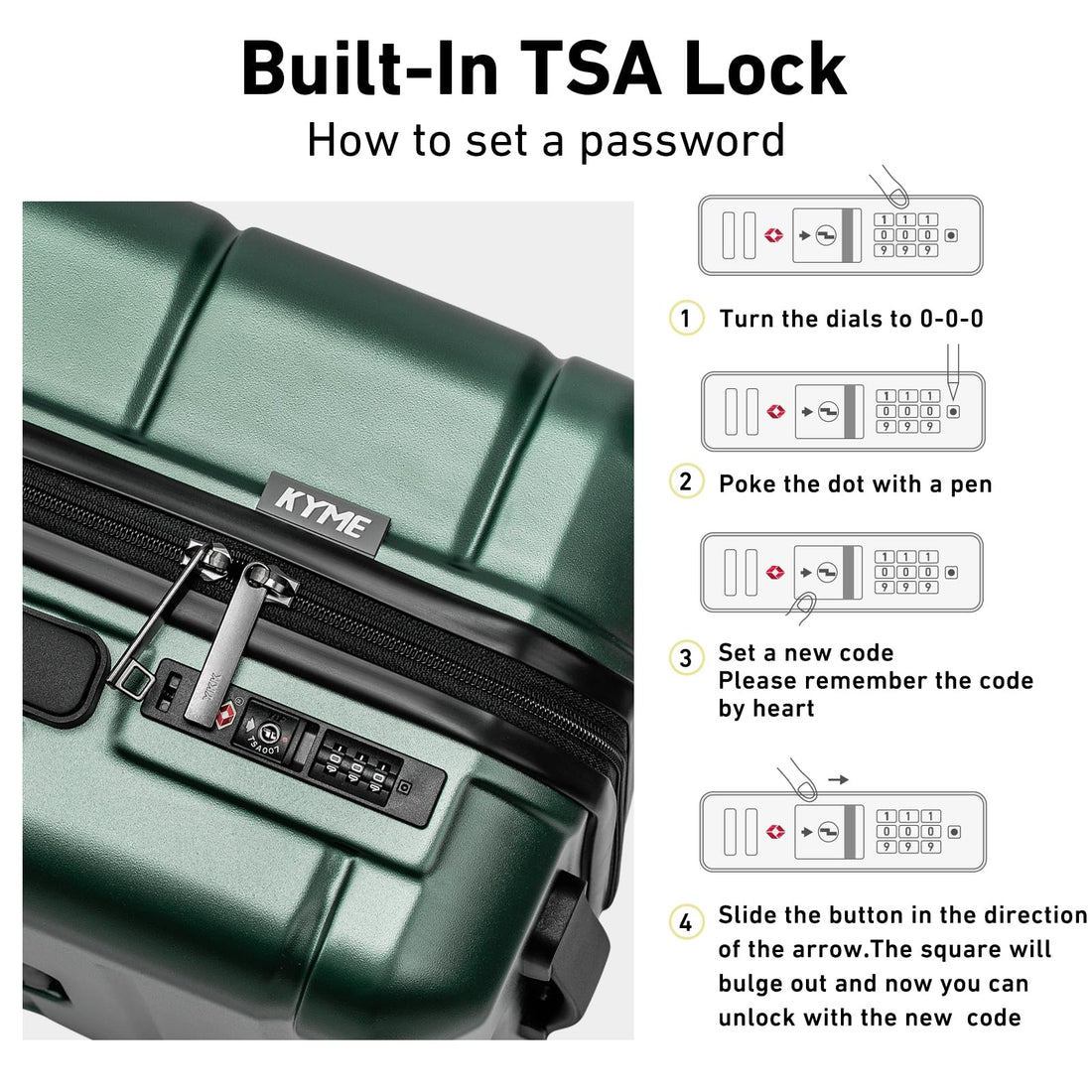 KYME 2-Piece Luggage Set