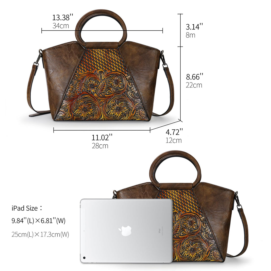 Women's Leather Tote & Satchel Bag