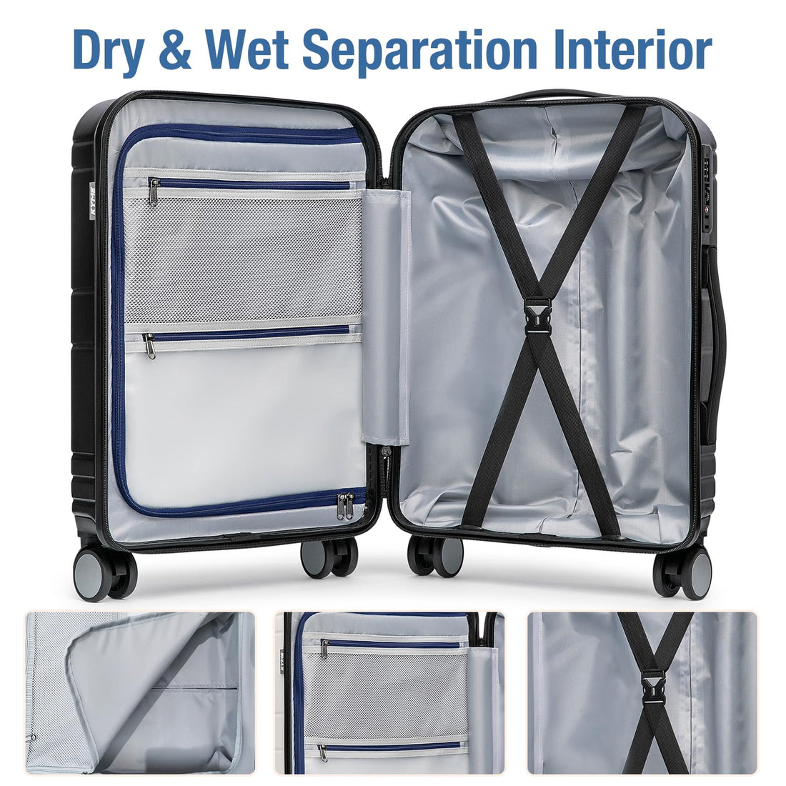 KYME 20" Carry-On Luggage Green