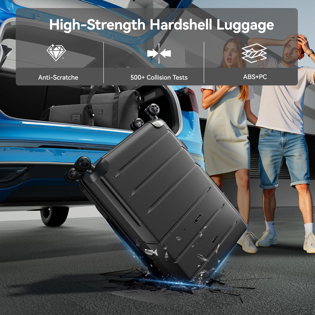 Hoteel 5-Piece Beige Luggage