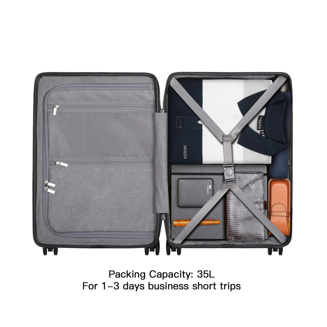 20" LEVEL8 Carry-On – Black