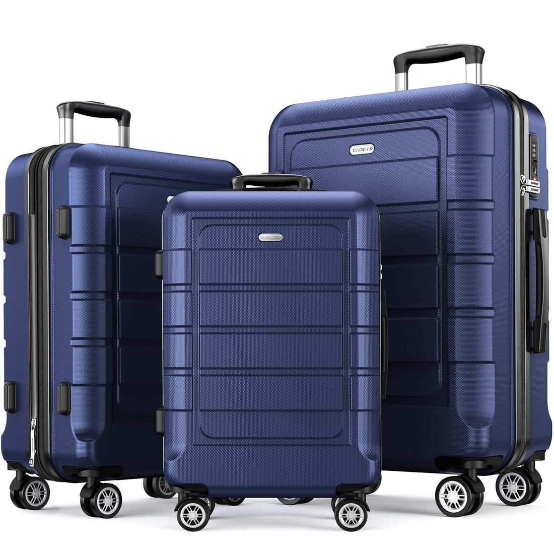 SHOWKOO 3-Piece Luggage Set