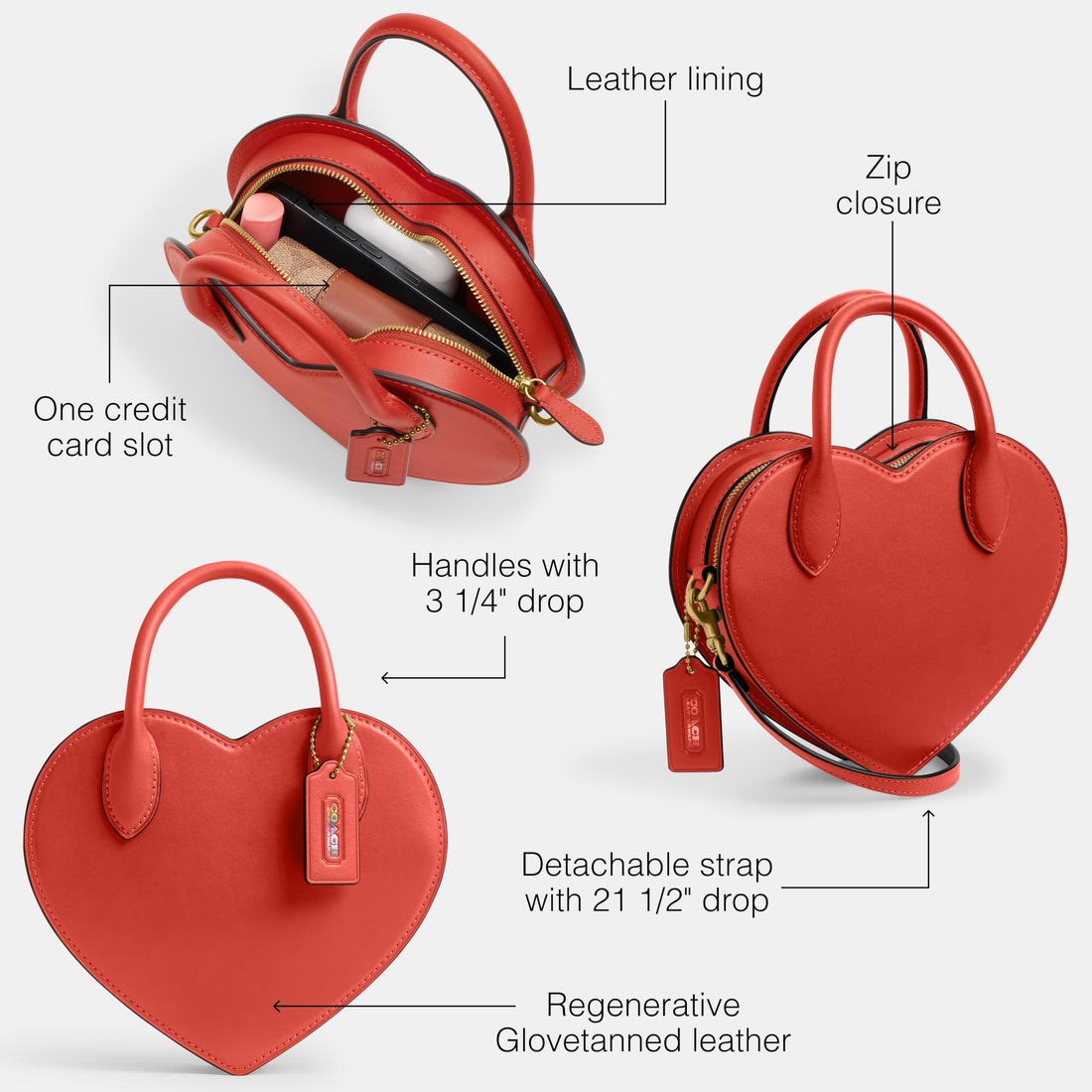 Coach Heart Crossbody Bag